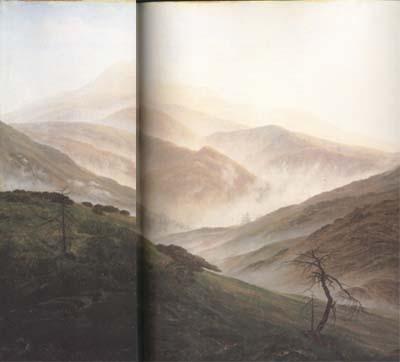 Caspar David Friedrich Mist Rising in the Riesengebirge (mk10)